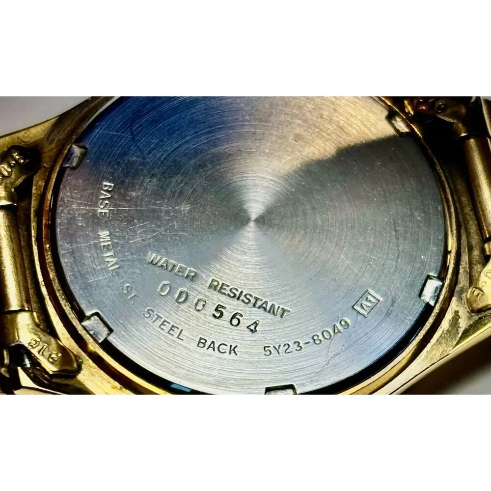 Vintage Seiko SQ Quartz Day-Date (Gold Tone) – Fresh Battery